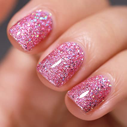 PINK & WHITE GLITTER
